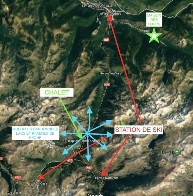 Chalet 6B Dans Les Pyrenees Proche D'Andorre LʼHospitalet-près-lʼAndorre Zewnętrze zdjęcie